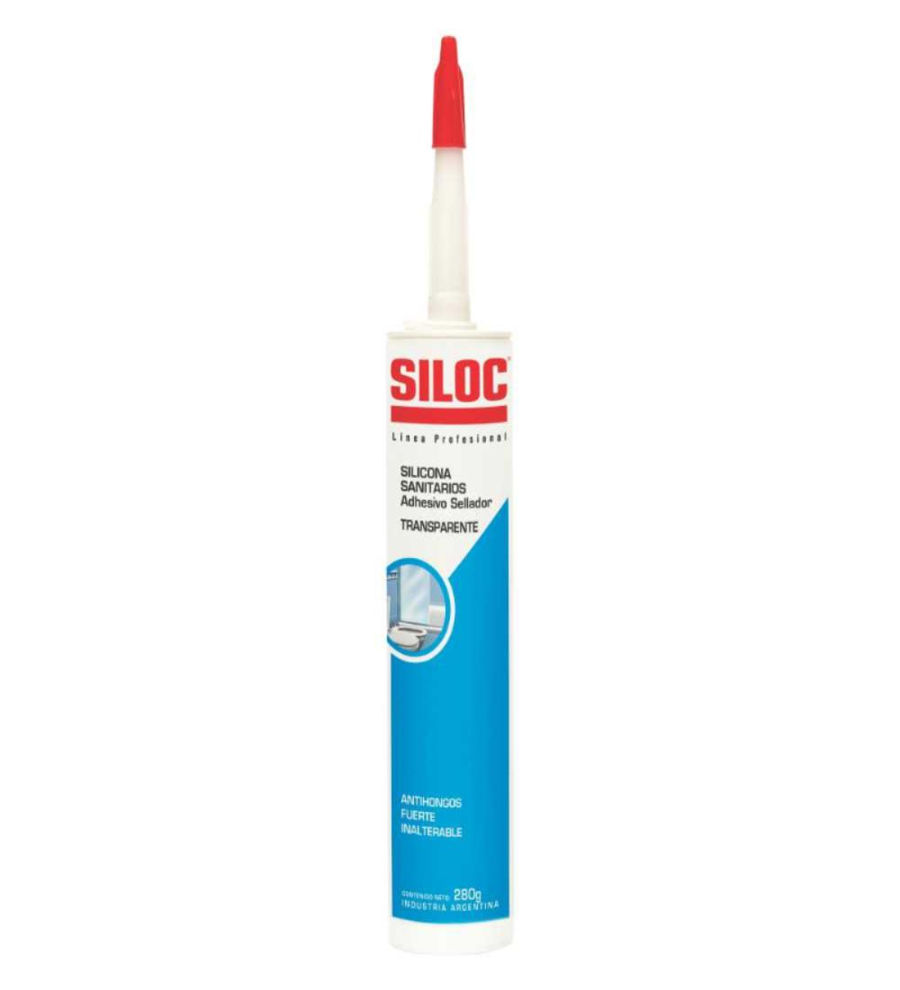SILICONA SANITARIO BLANCO SILOC 280GR